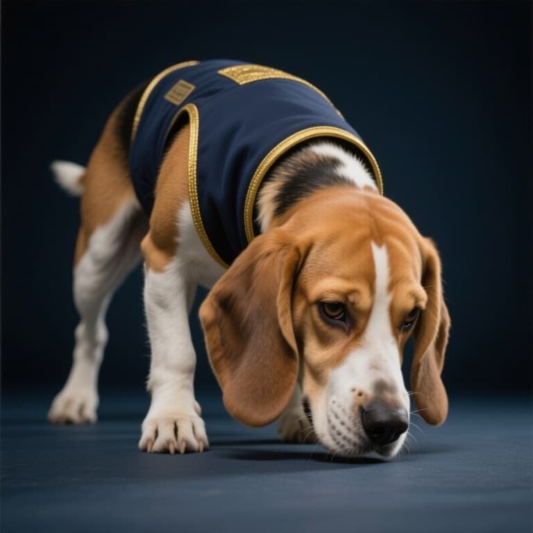 GrantOS mascot — a beagle in detective attire sniffing out grant opportunities